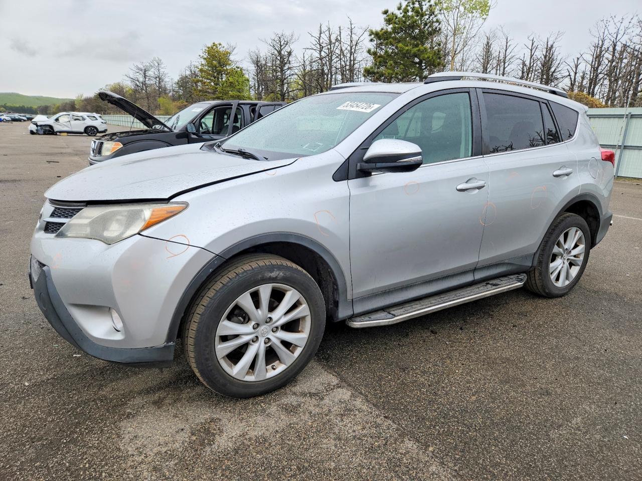 2013 Toyota Rav4 Limited Silver vin: 2T3DFREV0DW025605