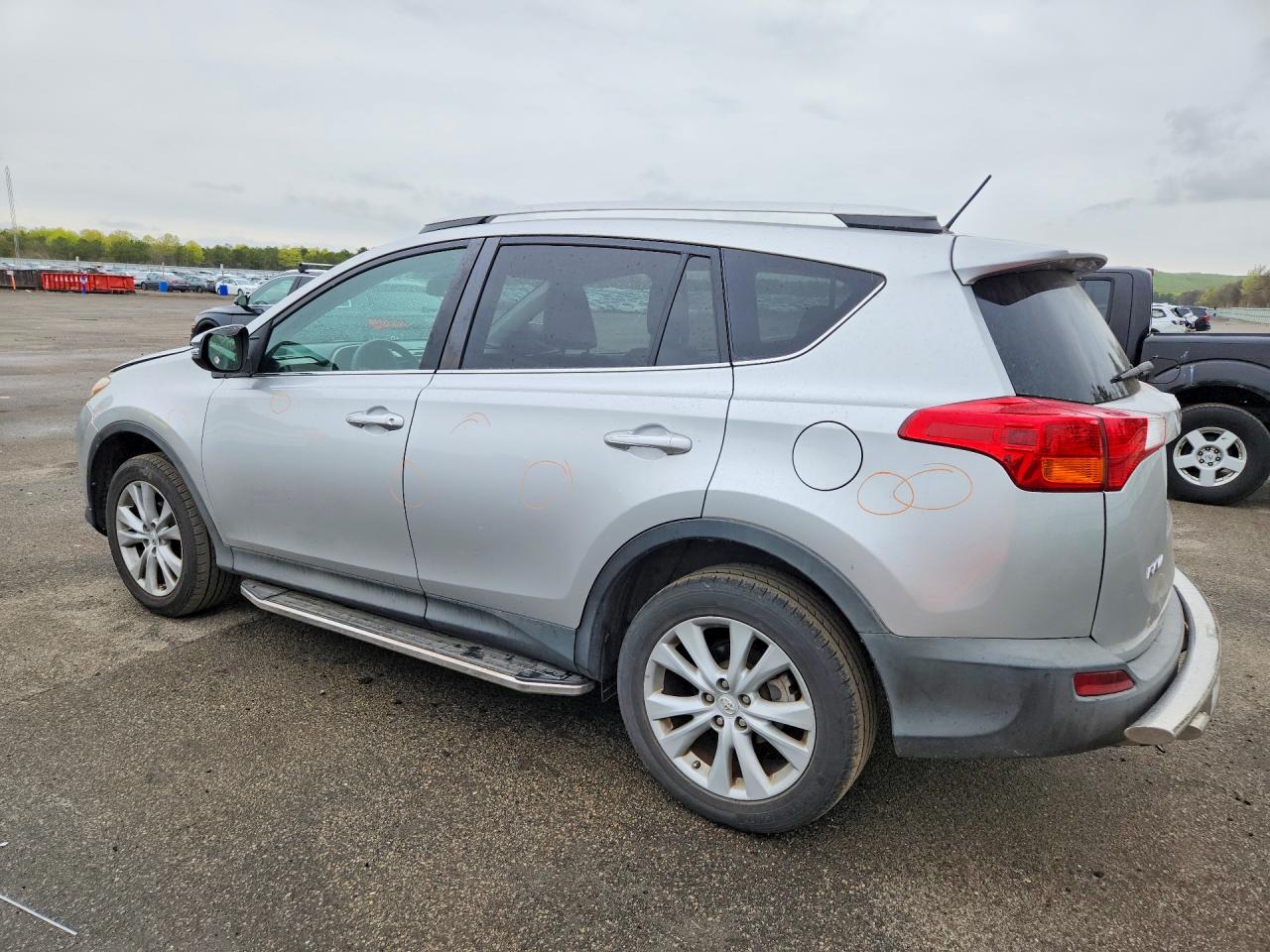 2013 Toyota Rav4 Limited Silver vin: 2T3DFREV0DW025605