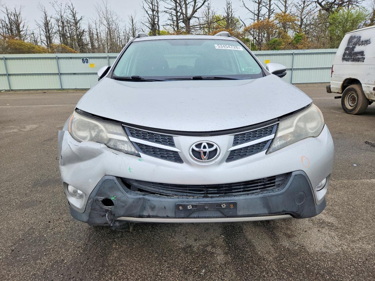 2013 Toyota Rav4 Limited Silver vin: 2T3DFREV0DW025605
