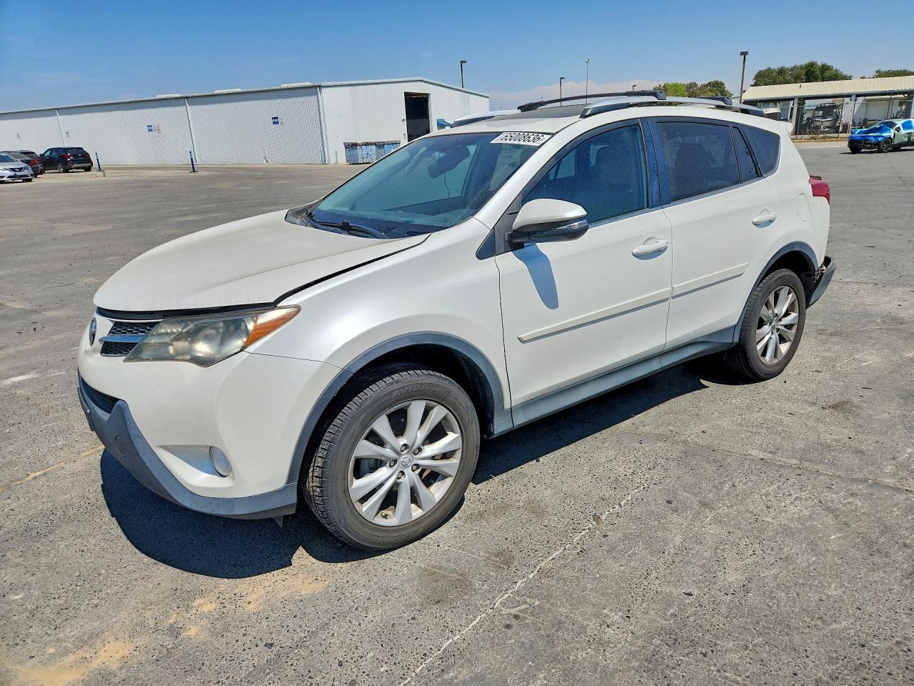 2013 Toyota Rav4 Limited White vin: 2T3DFREV0DW061861
