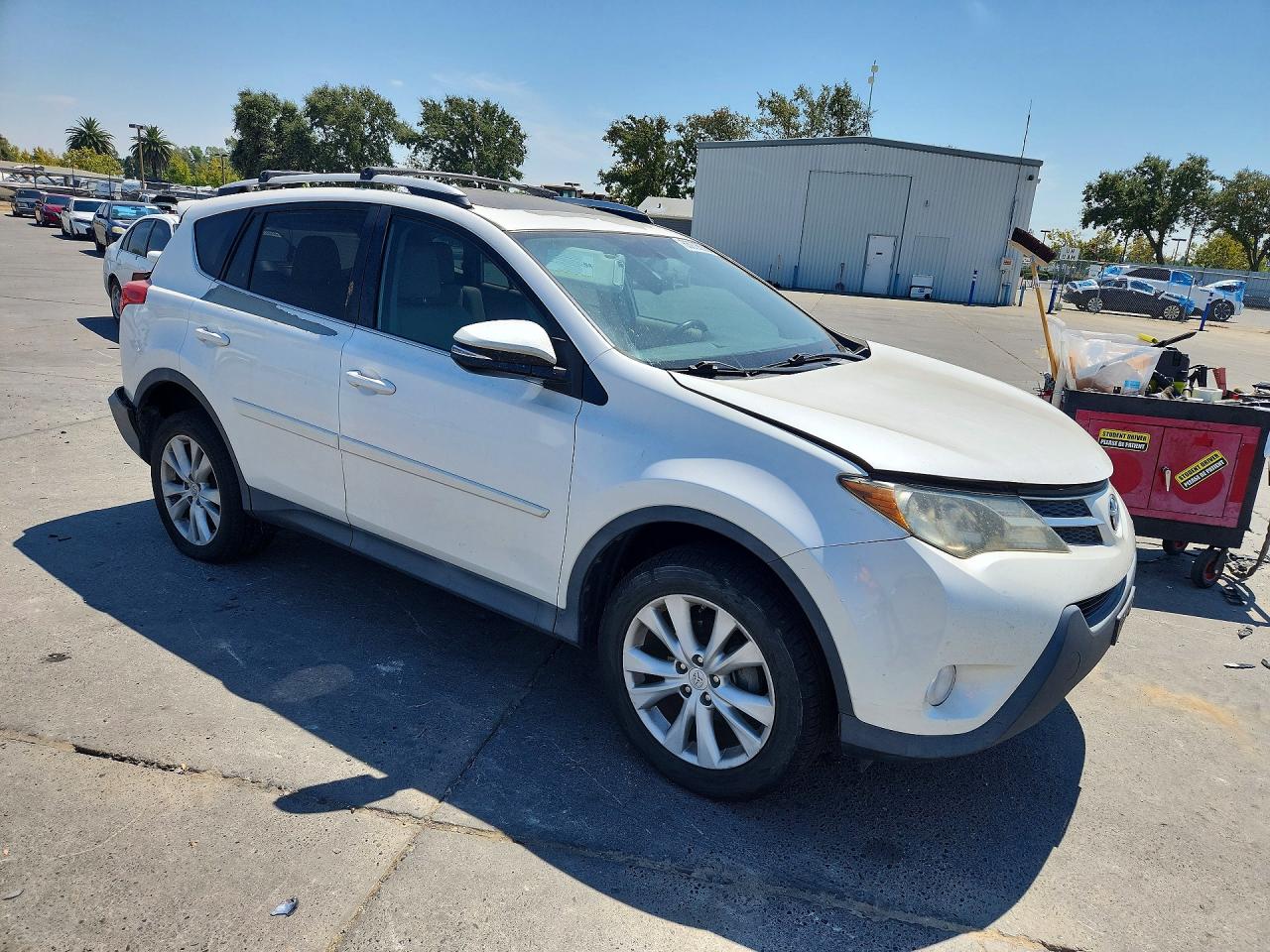 2013 Toyota Rav4 Limited White vin: 2T3DFREV0DW061861