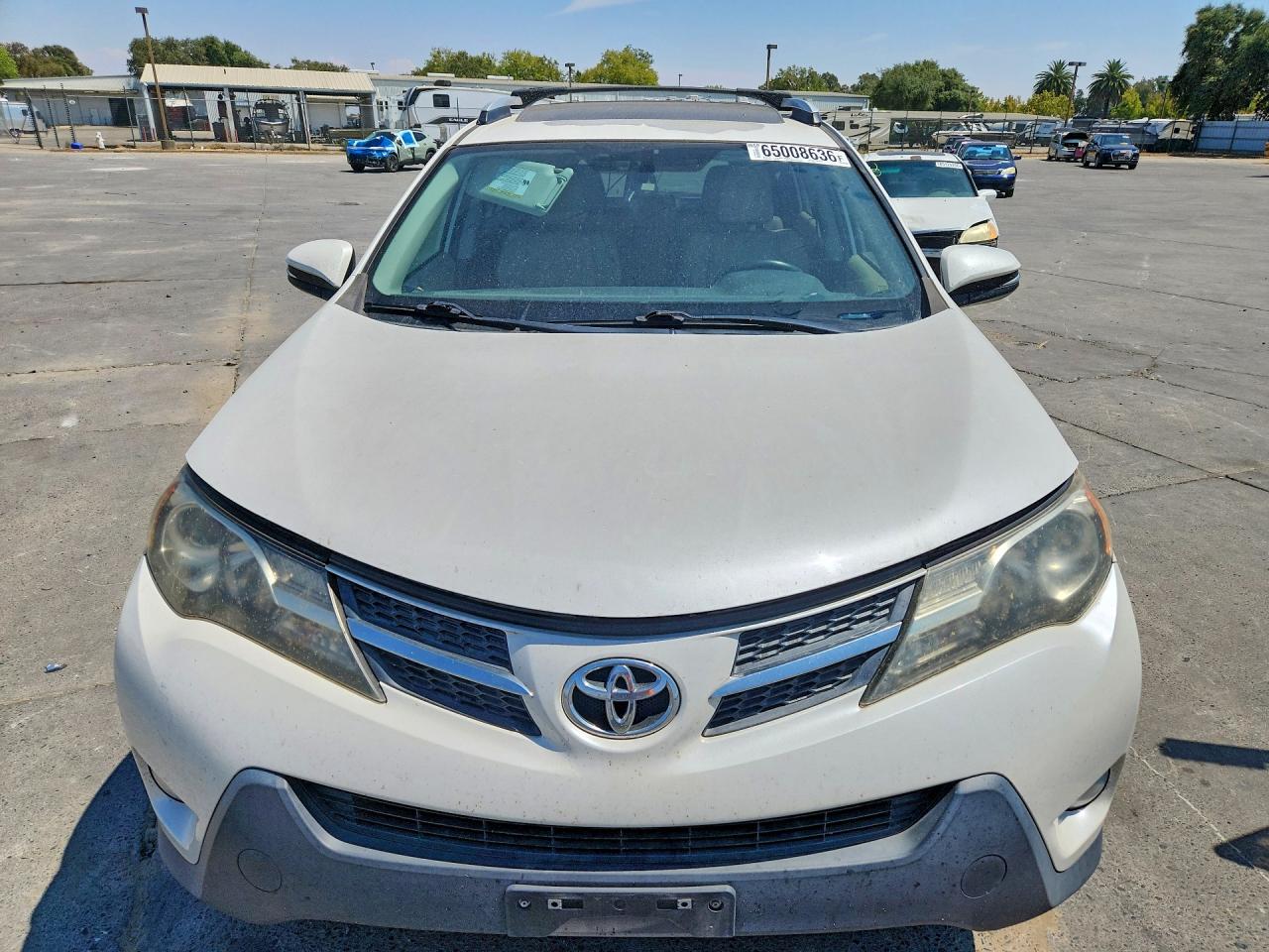 2013 Toyota Rav4 Limited White vin: 2T3DFREV0DW061861