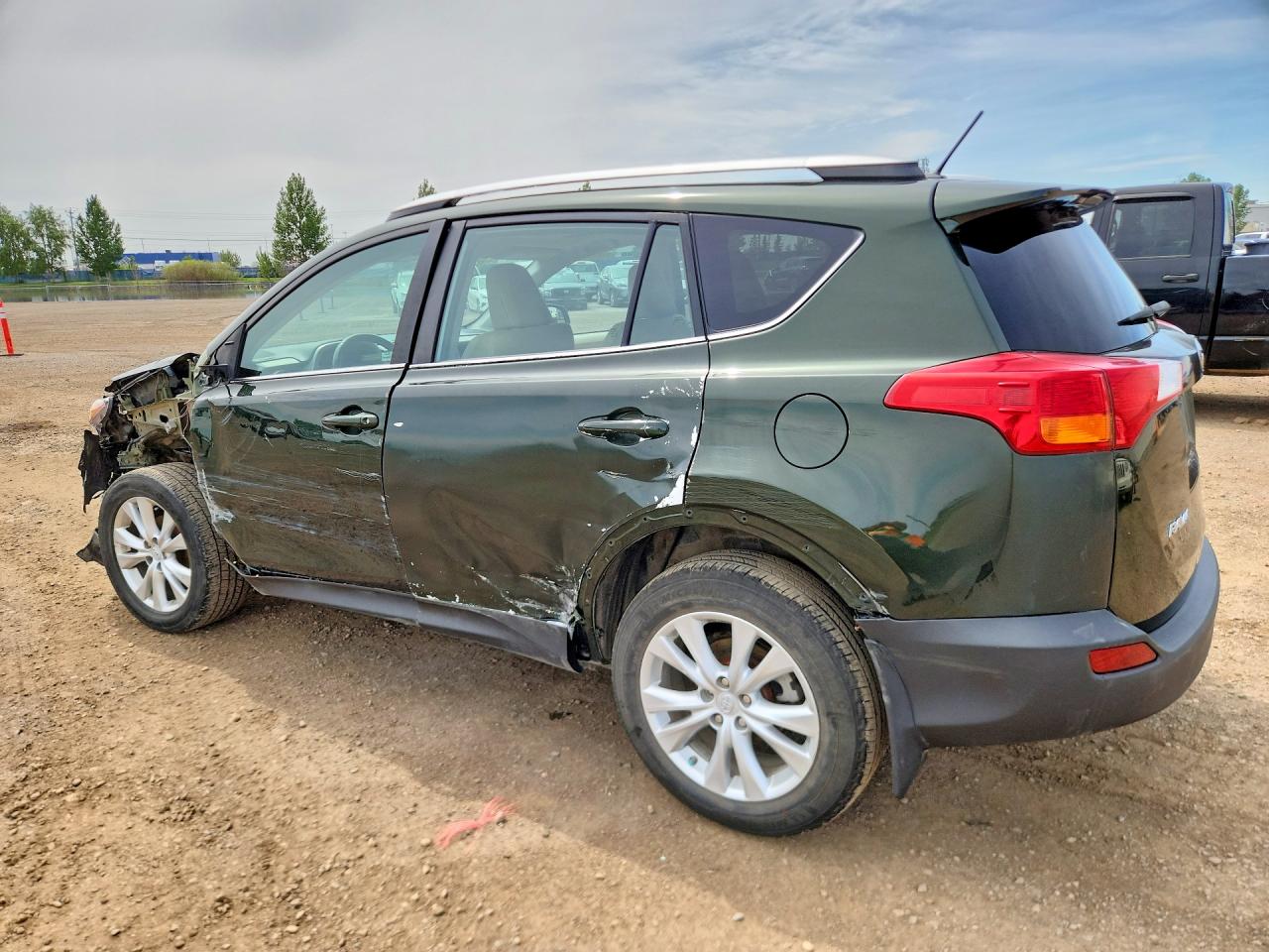 2013 Toyota Rav4 Limited Green vin: 2T3DFREV0DW070902