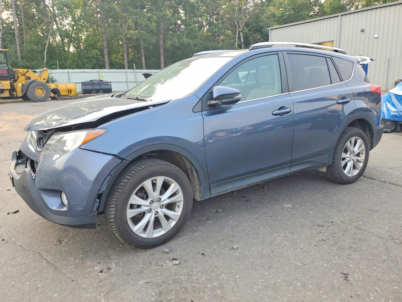 2013 Toyota Rav4 Limited Blue vin: 2T3DFREV0DW072729