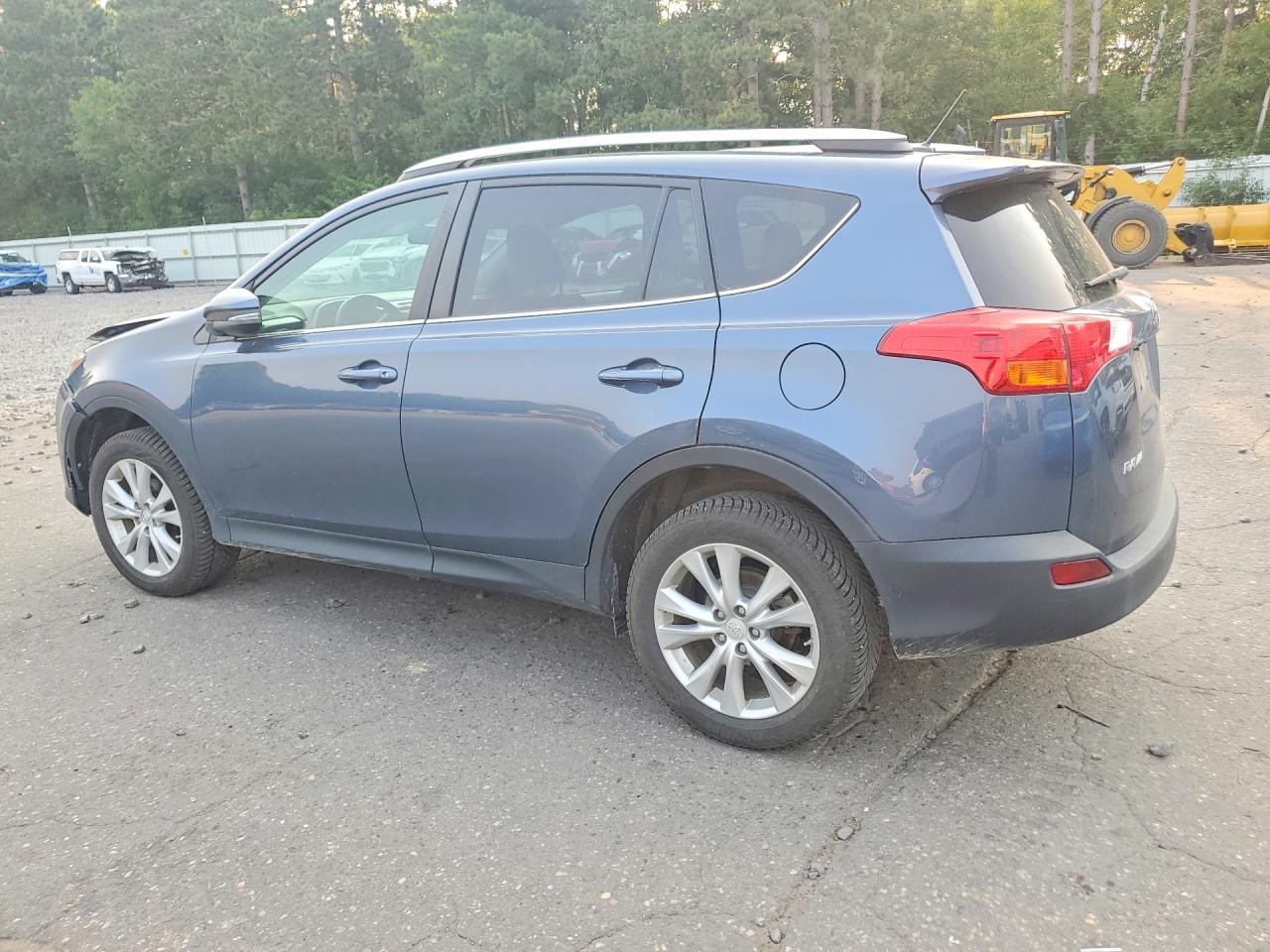 2013 Toyota Rav4 Limited Blue vin: 2T3DFREV0DW072729