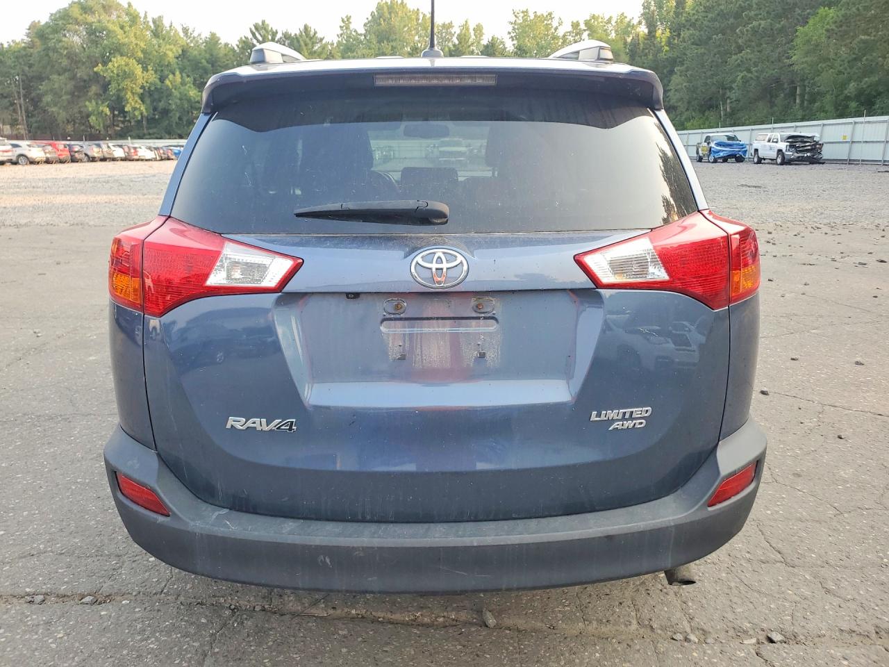 2013 Toyota Rav4 Limited Blue vin: 2T3DFREV0DW072729