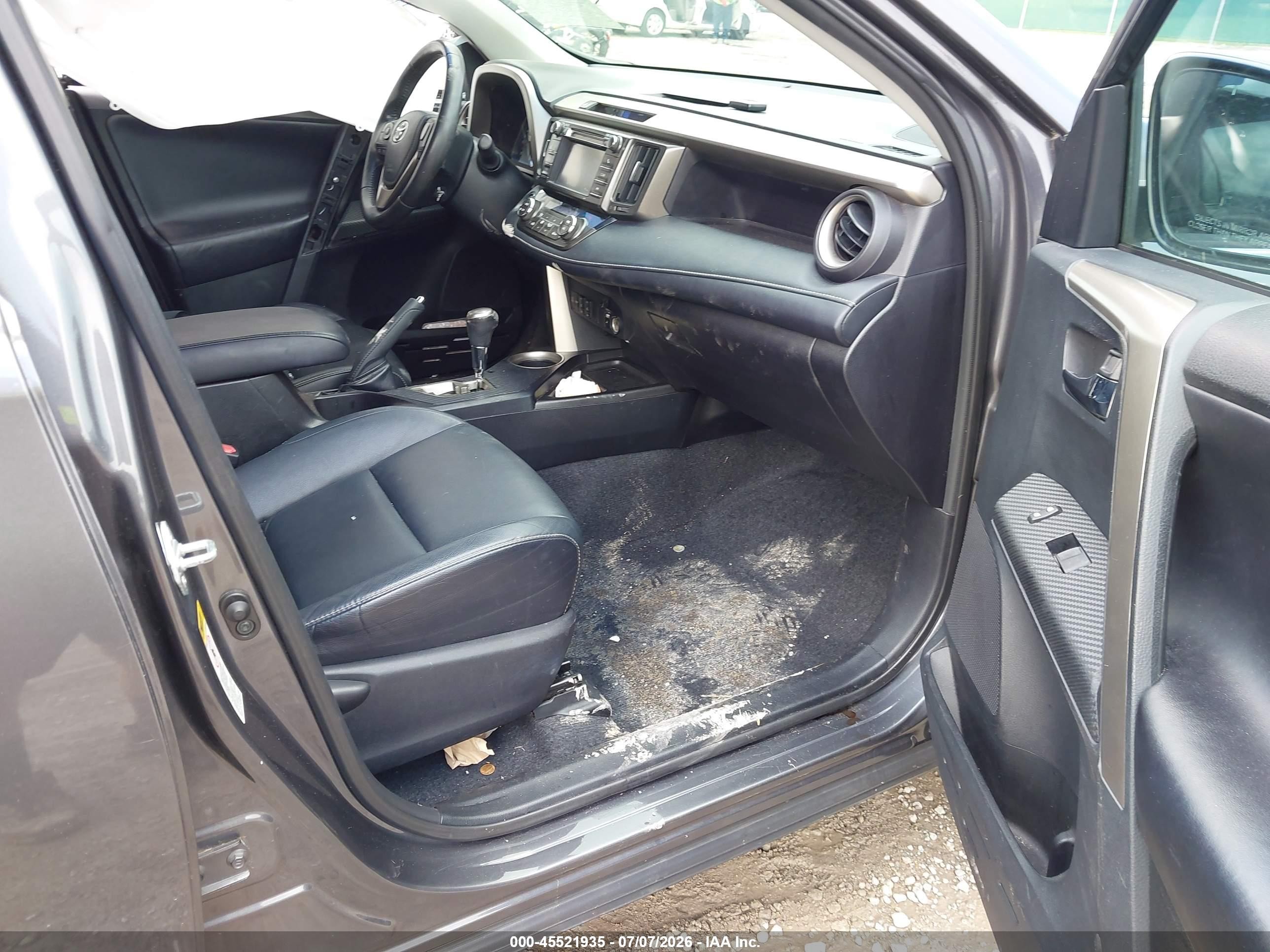 2013 Toyota Rav4 Limited Gray vin: 2T3DFREV0DW082953
