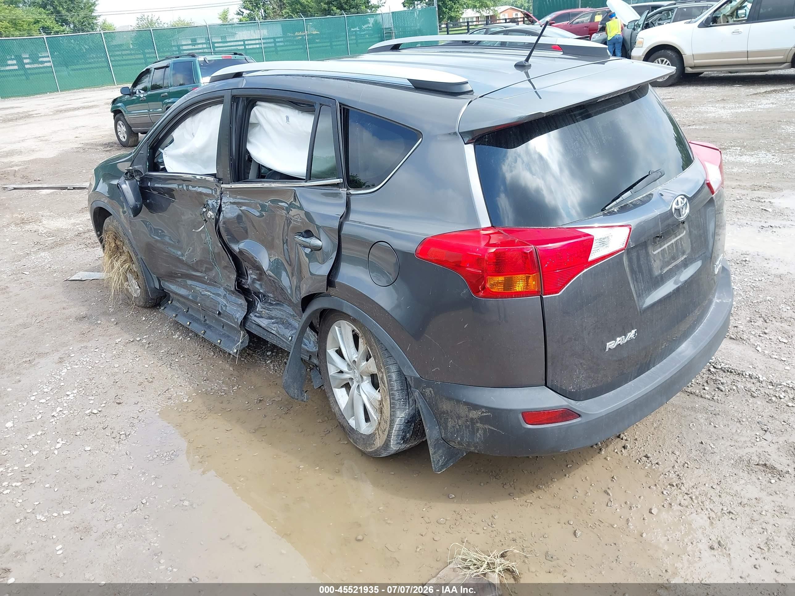 2013 Toyota Rav4 Limited Gray vin: 2T3DFREV0DW082953