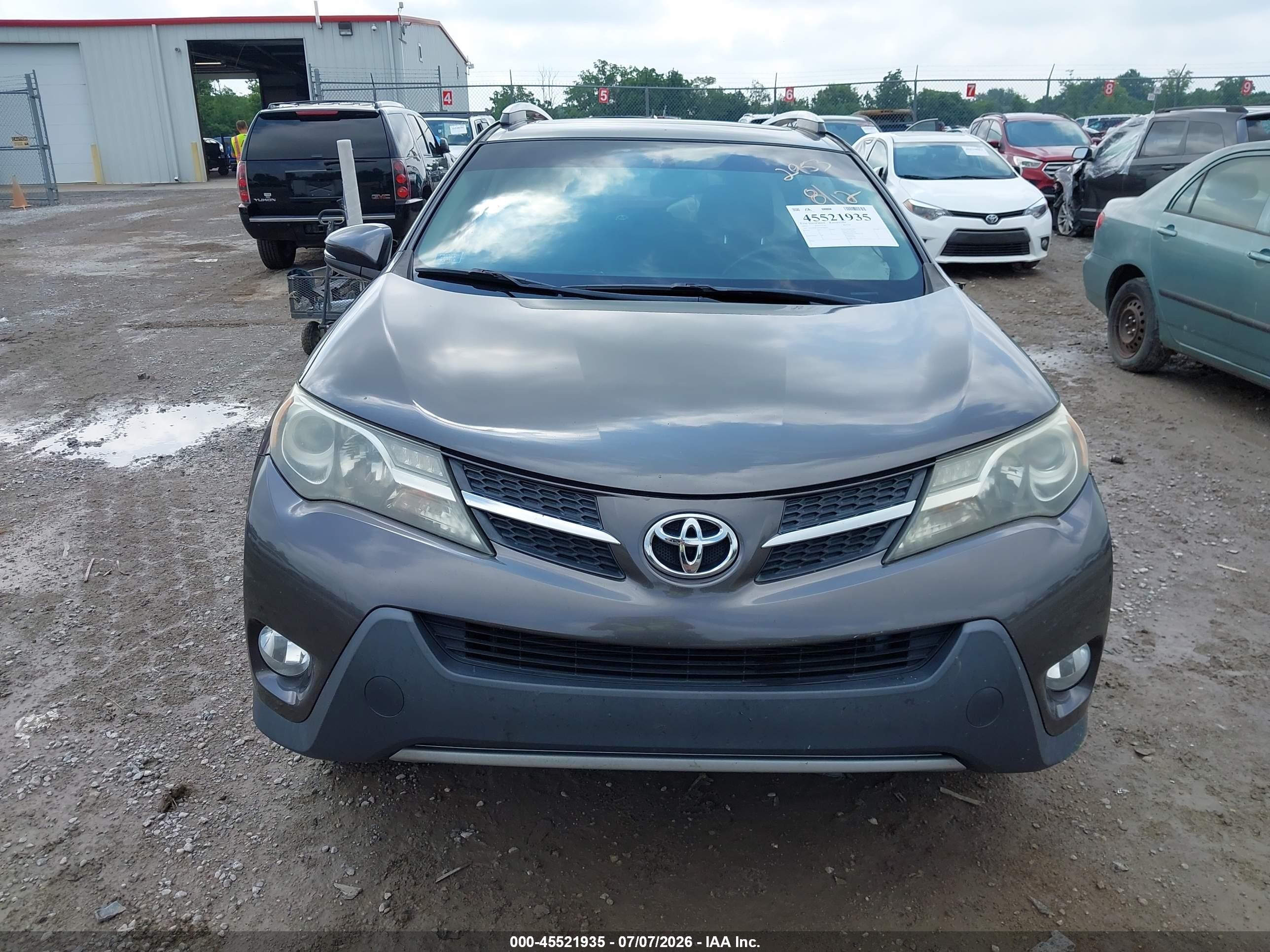 2013 Toyota Rav4 Limited Gray vin: 2T3DFREV0DW082953
