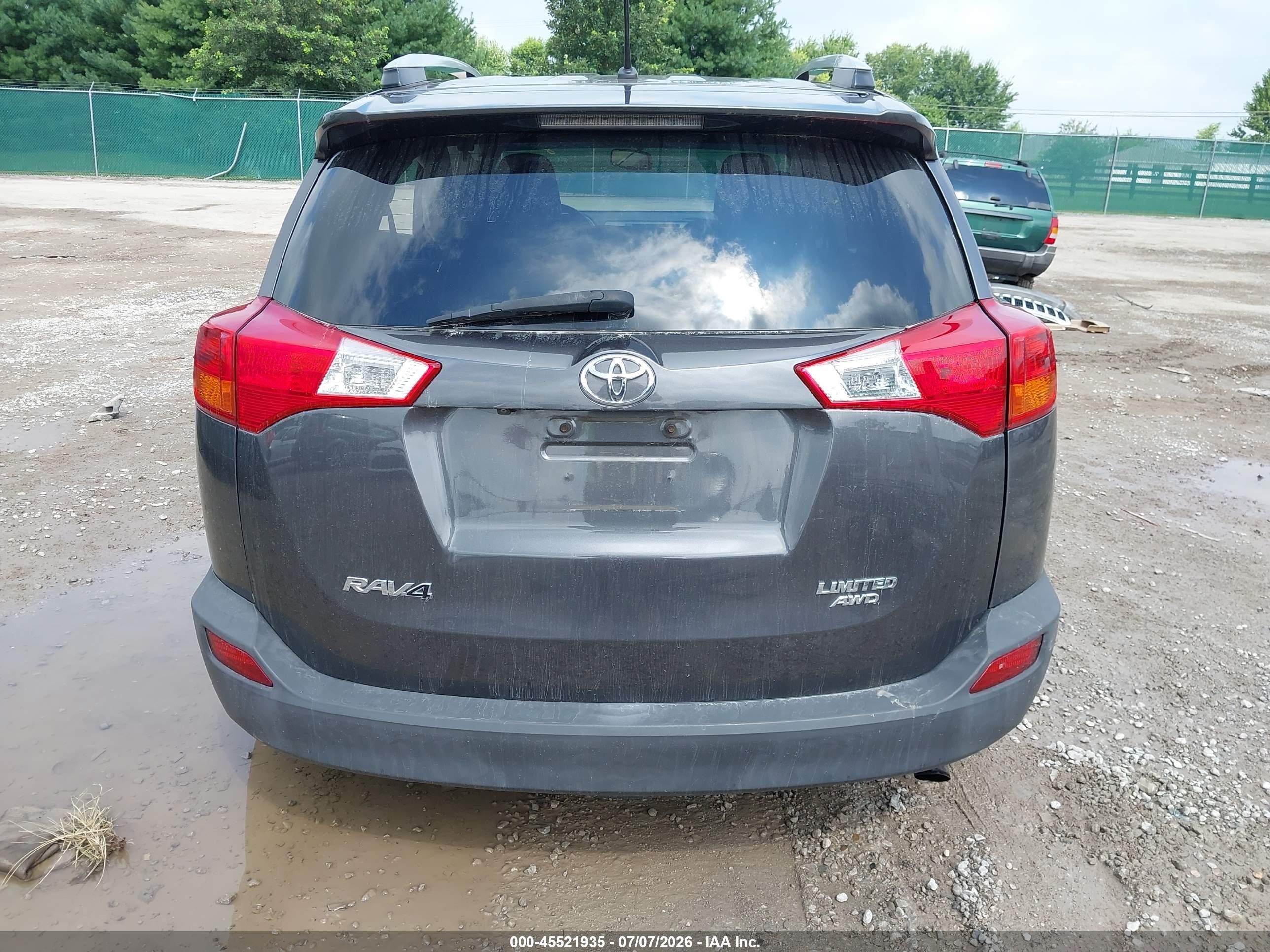 2013 Toyota Rav4 Limited Gray vin: 2T3DFREV0DW082953