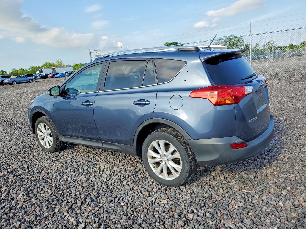 2013 Toyota Rav4 Limited Blue vin: 2T3DFREV0DW086520