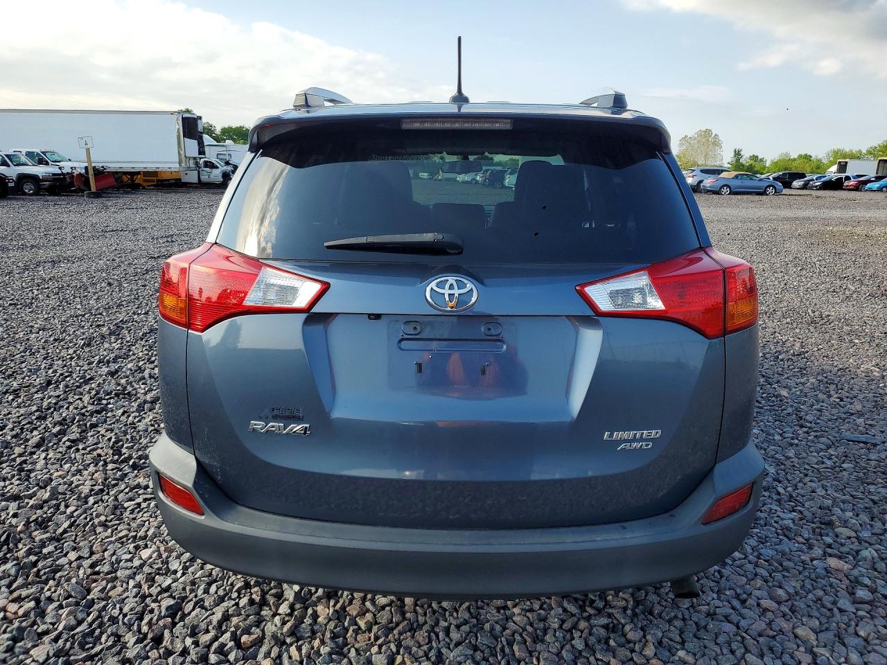 2013 Toyota Rav4 Limited Blue vin: 2T3DFREV0DW086520