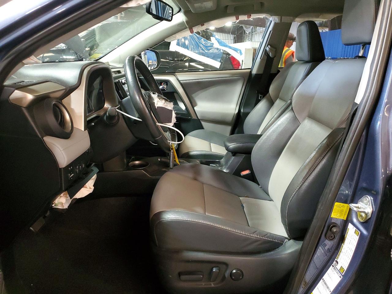2013 Toyota Rav4 Limited Blue vin: 2T3DFREV0DW094195
