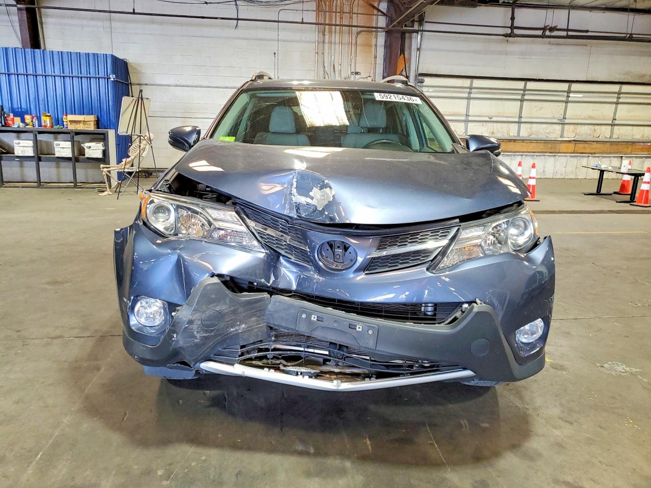 2013 Toyota Rav4 Limited Blue vin: 2T3DFREV0DW094195