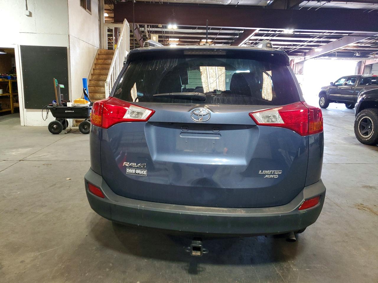 2013 Toyota Rav4 Limited Blue vin: 2T3DFREV0DW094195