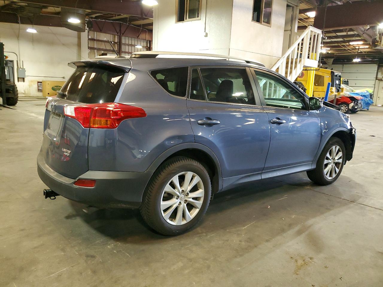 2013 Toyota Rav4 Limited Blue vin: 2T3DFREV0DW094195