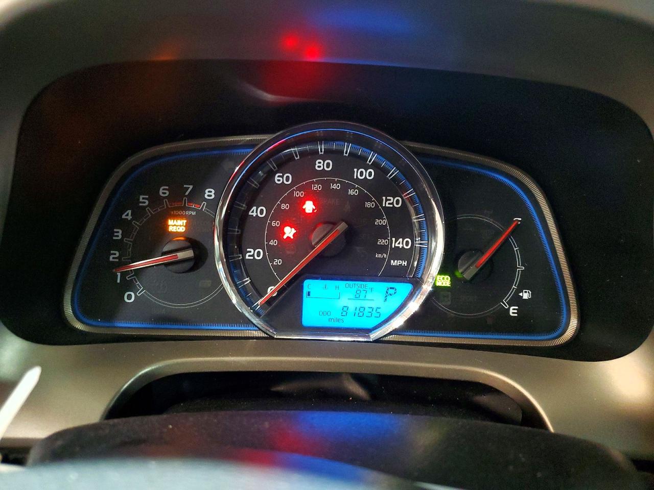 2013 Toyota Rav4 Limited Blue vin: 2T3DFREV0DW094195