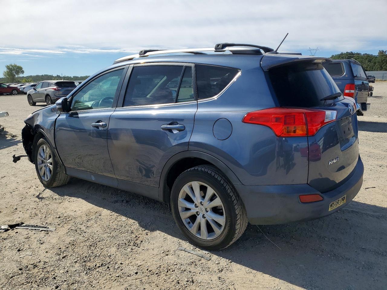 2013 Toyota Rav4 Limited Blue vin: 2T3DFREV0DW095850