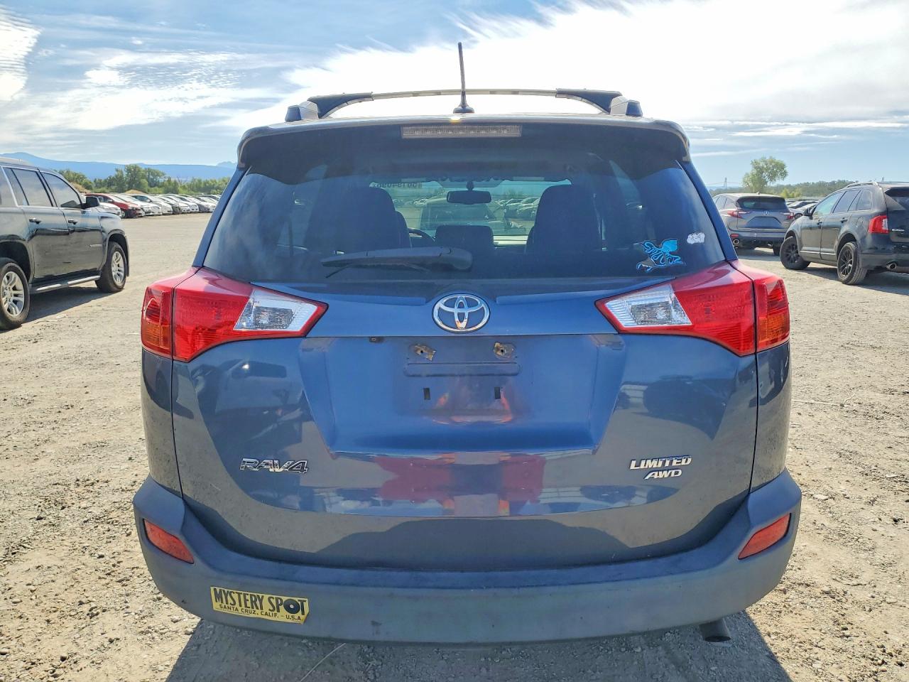 2013 Toyota Rav4 Limited Blue vin: 2T3DFREV0DW095850