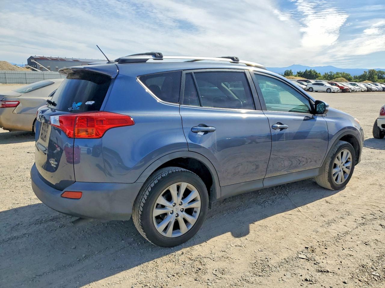2013 Toyota Rav4 Limited Blue vin: 2T3DFREV0DW095850