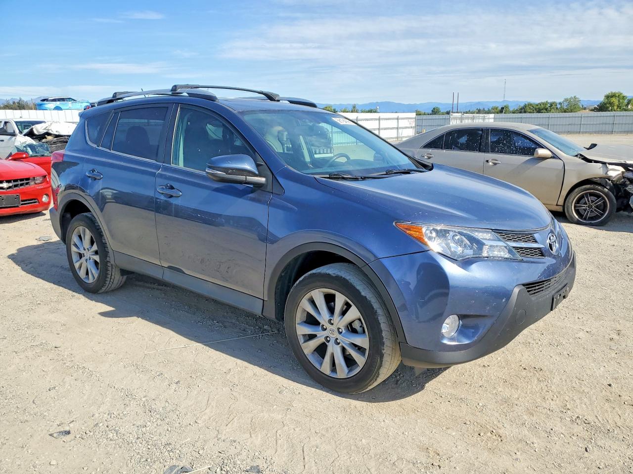 2013 Toyota Rav4 Limited Blue vin: 2T3DFREV0DW095850