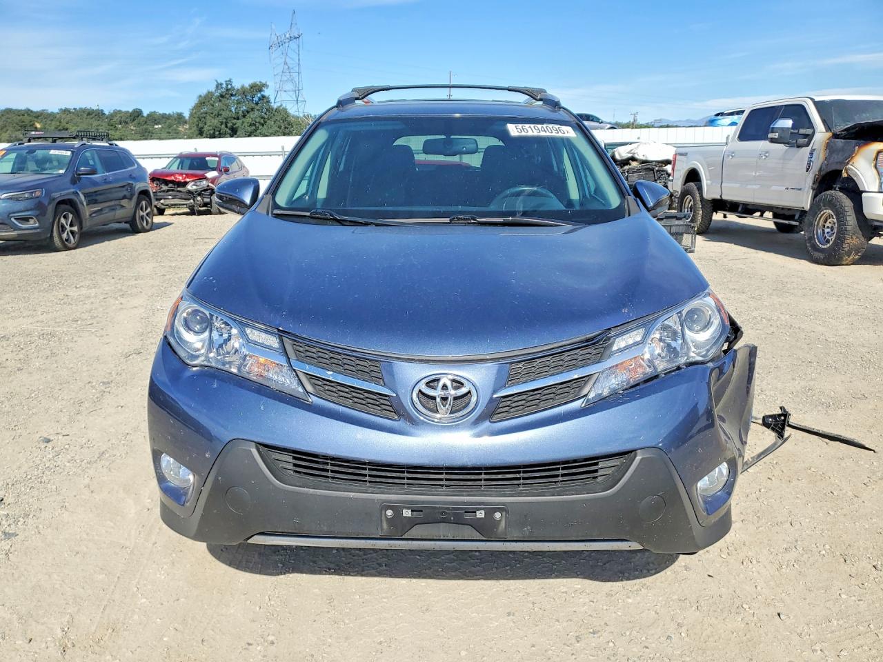 2013 Toyota Rav4 Limited Blue vin: 2T3DFREV0DW095850