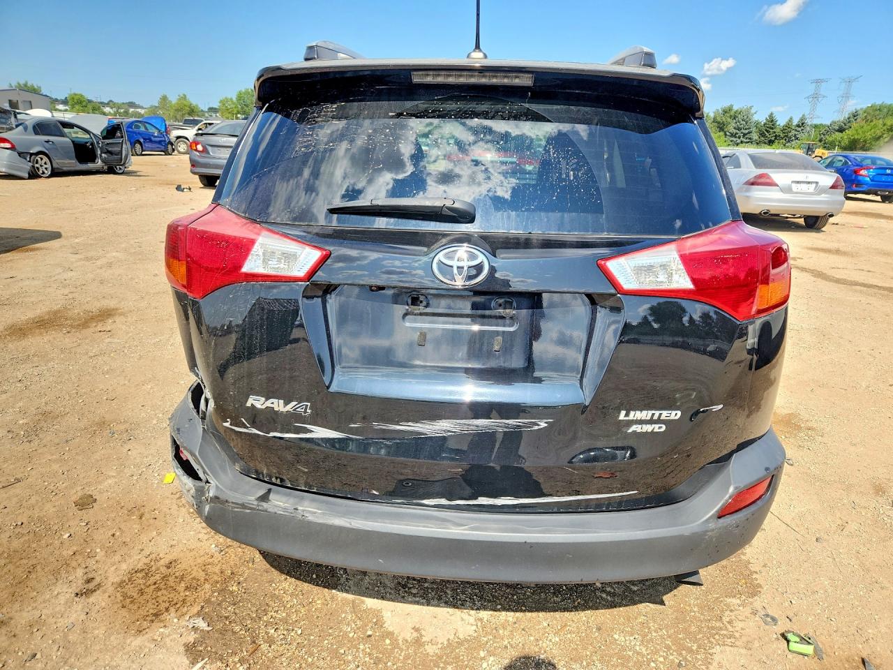 2013 Toyota Rav4 Limited Черный vin: 2T3DFREV0DW096514