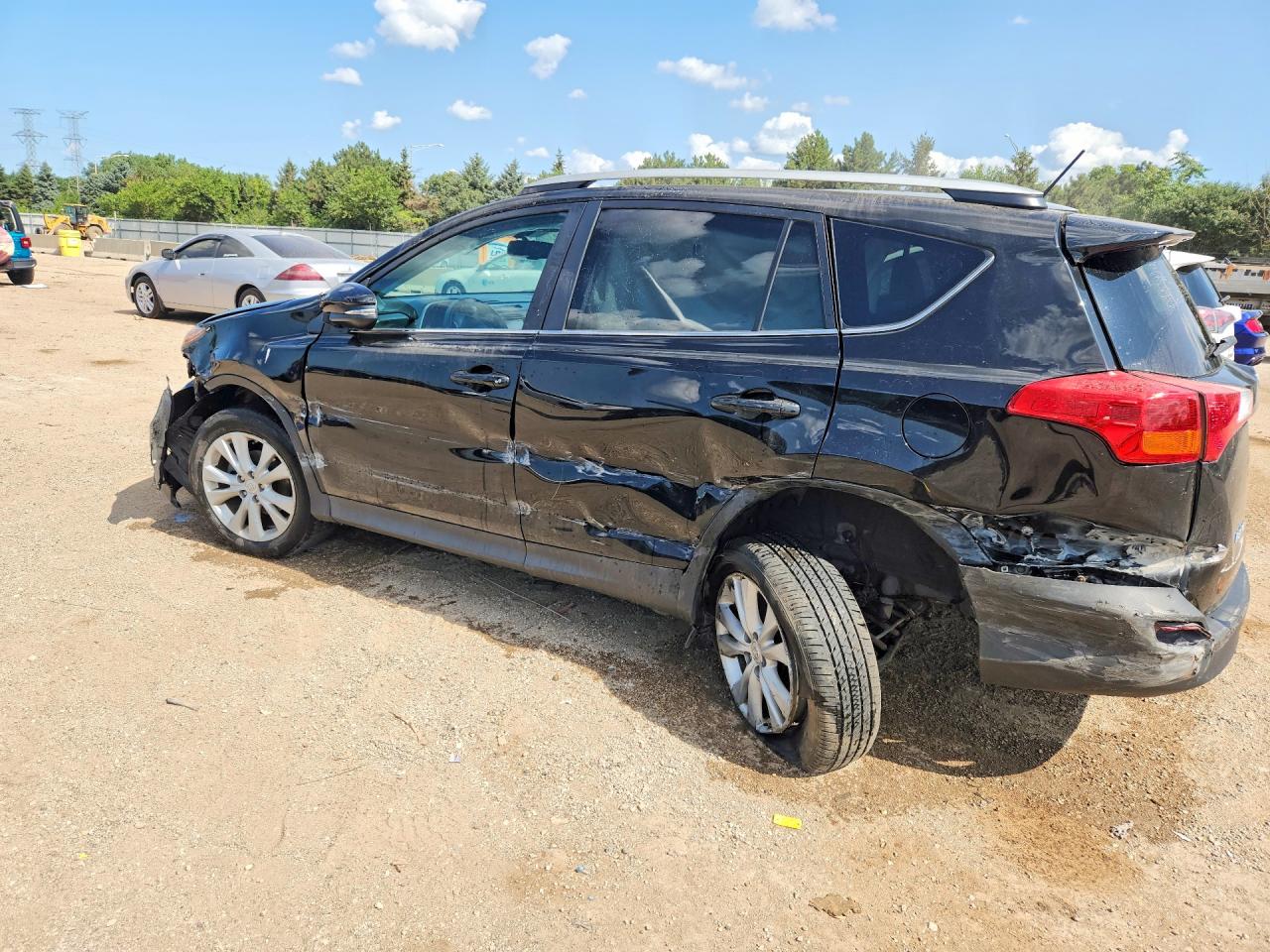 2013 Toyota Rav4 Limited Черный vin: 2T3DFREV0DW096514