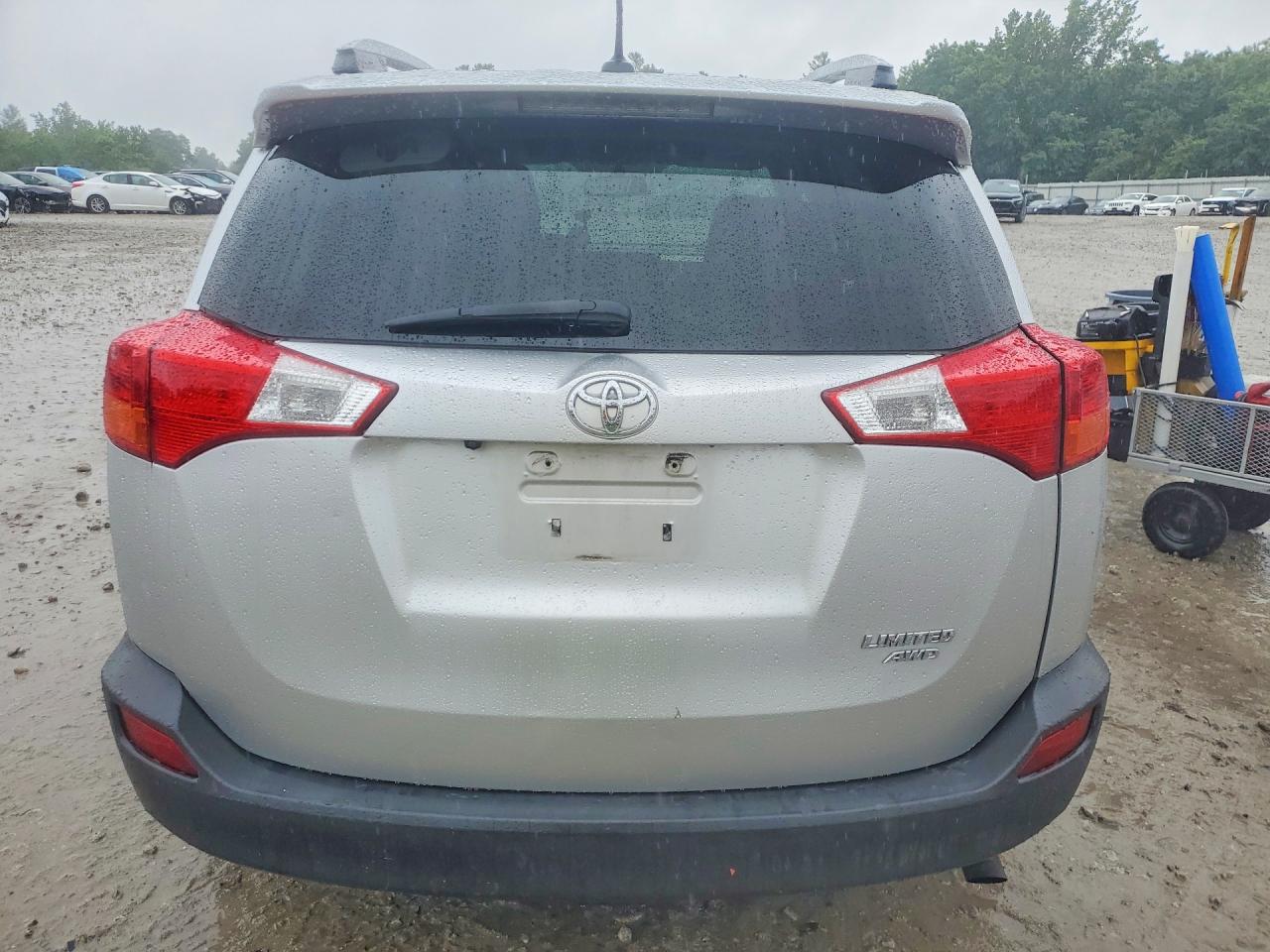 2013 Toyota Rav4 Limited Silver vin: 2T3DFREV0DW107687