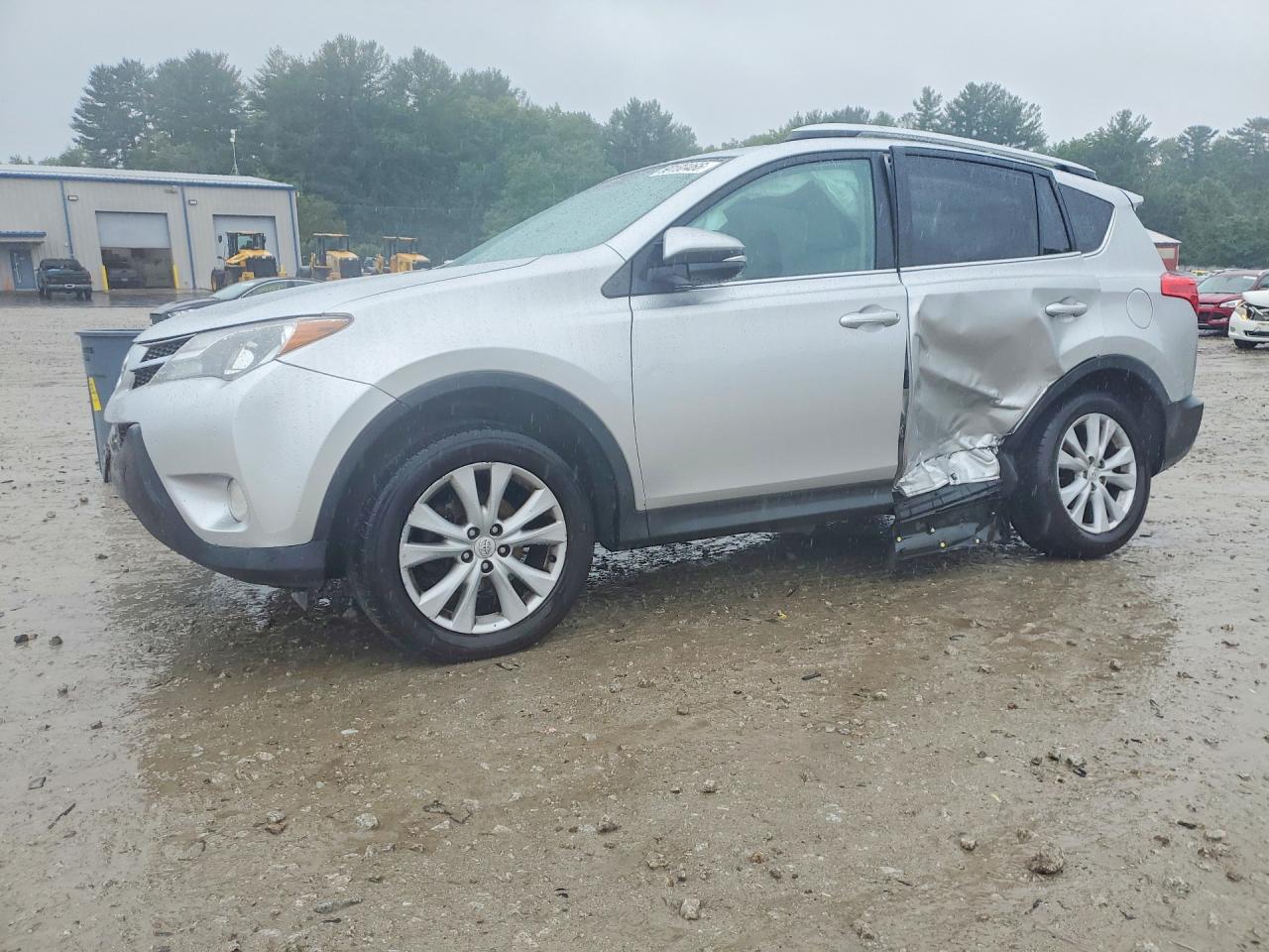 2013 Toyota Rav4 Limited Silver vin: 2T3DFREV0DW107687
