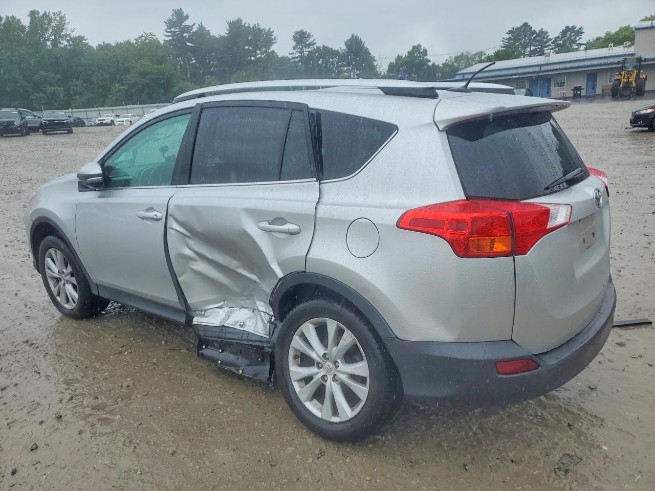 2013 Toyota Rav4 Limited Silver vin: 2T3DFREV0DW107687