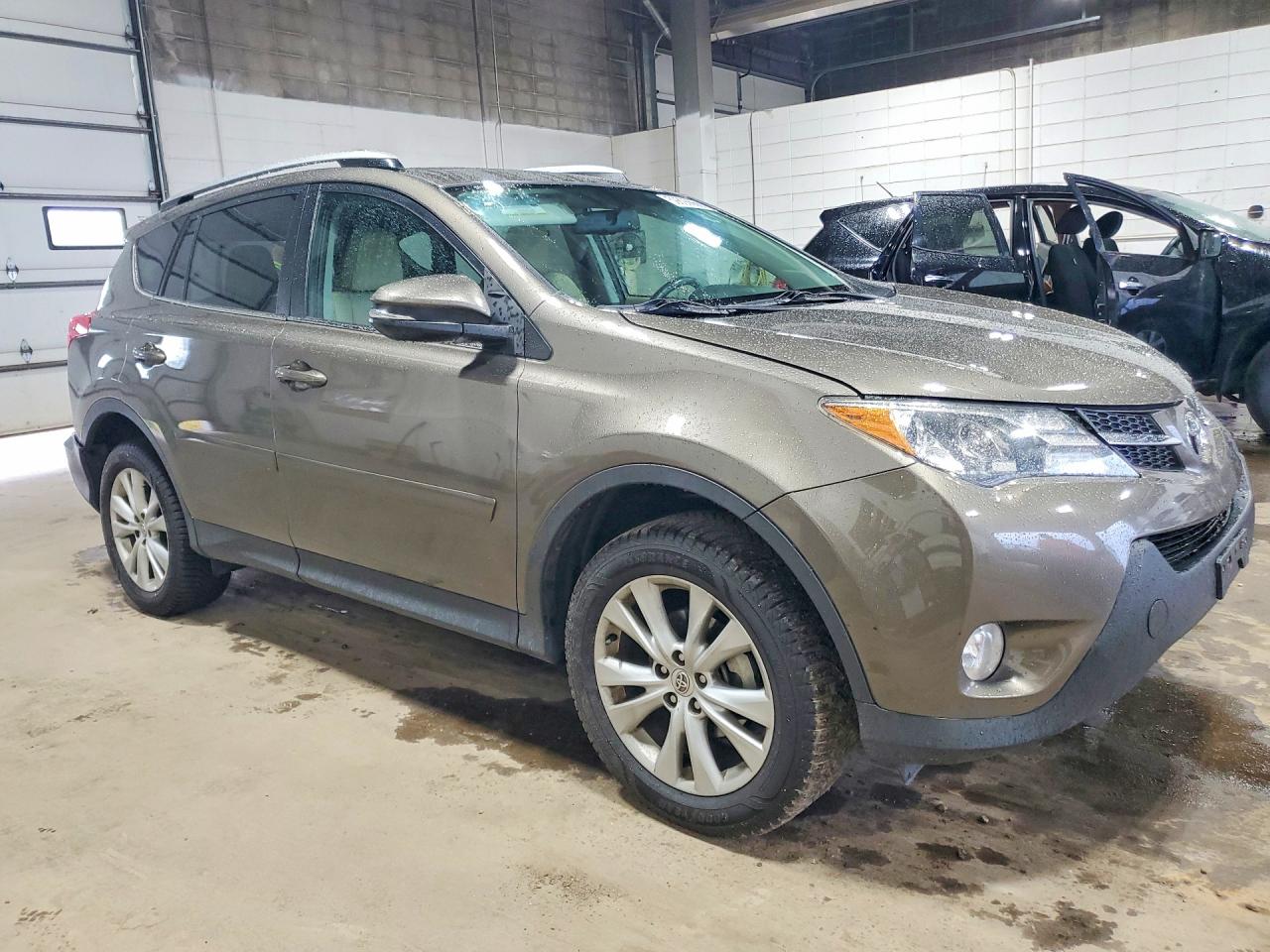 2013 Toyota Rav4 Limited Brown vin: 2T3DFREV0DW116485