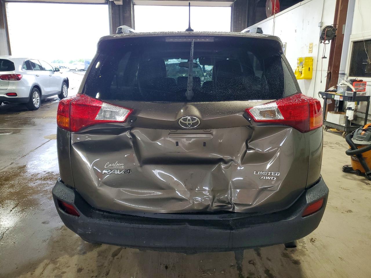 2013 Toyota Rav4 Limited Brown vin: 2T3DFREV0DW116485