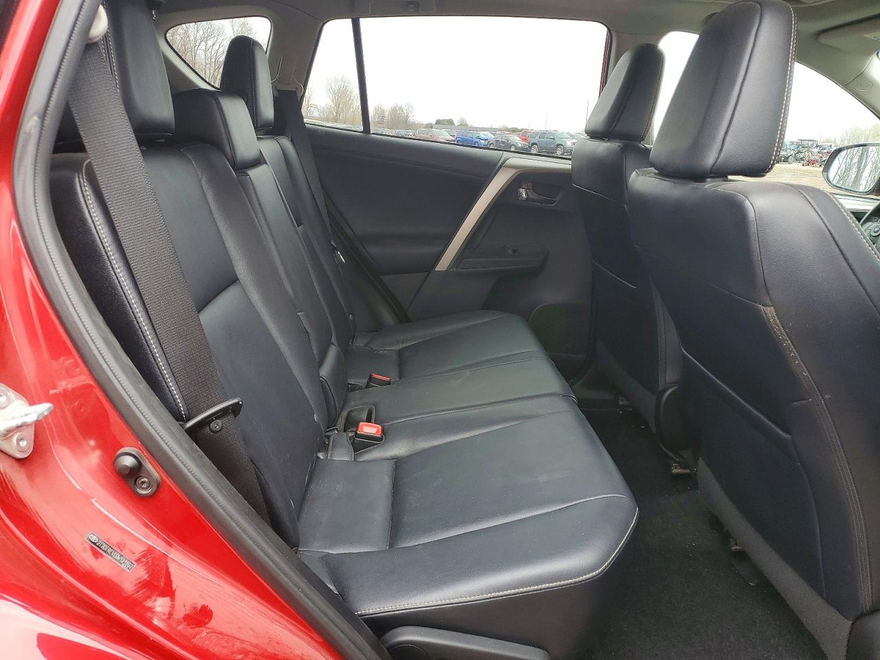 2013 Toyota Rav4 Limited Red vin: 2T3DFREV0DW121962