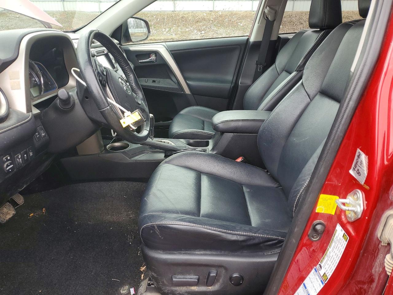 2013 Toyota Rav4 Limited Red vin: 2T3DFREV0DW121962