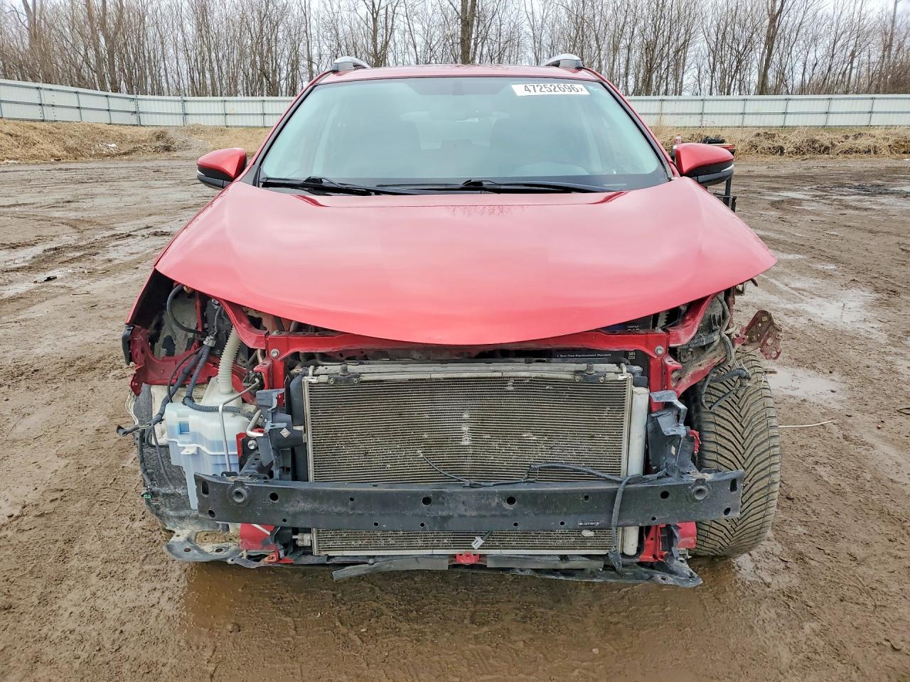 2013 Toyota Rav4 Limited Red vin: 2T3DFREV0DW121962