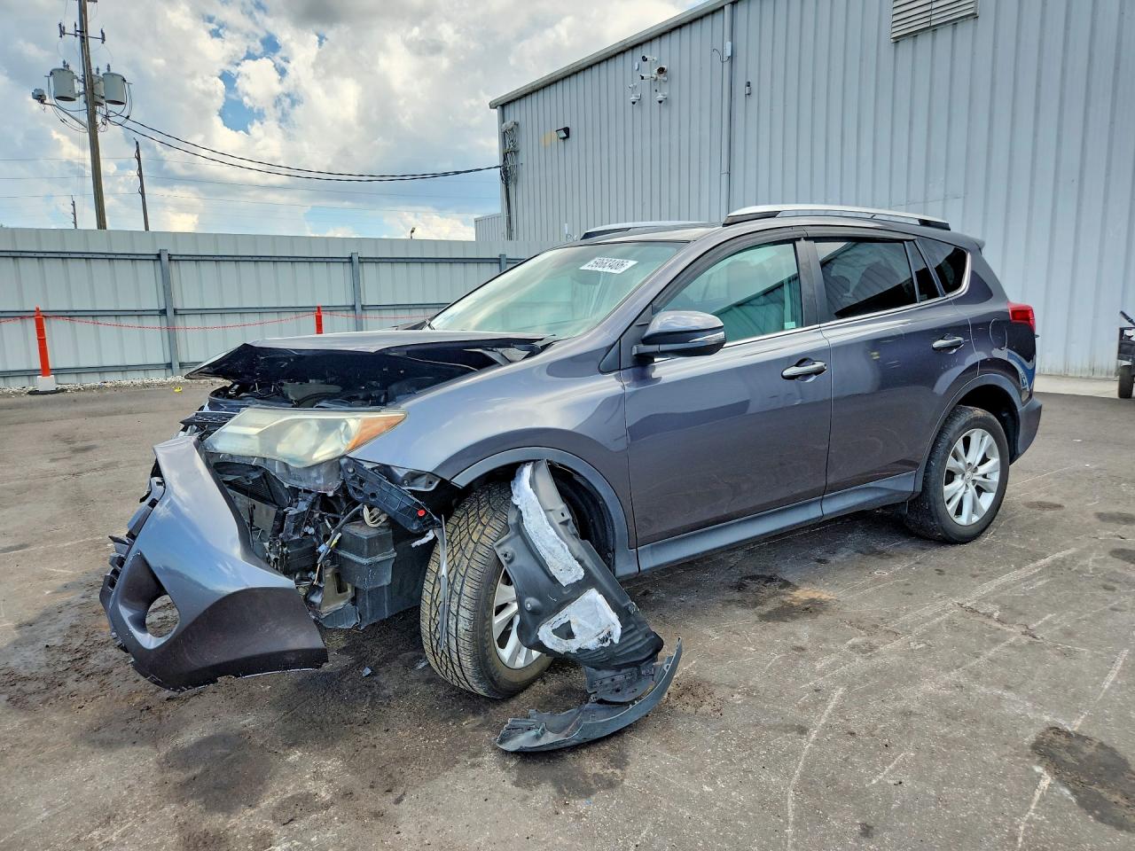 2014 Toyota Rav4 Limited Charcoal vin: 2T3DFREV0EW129965