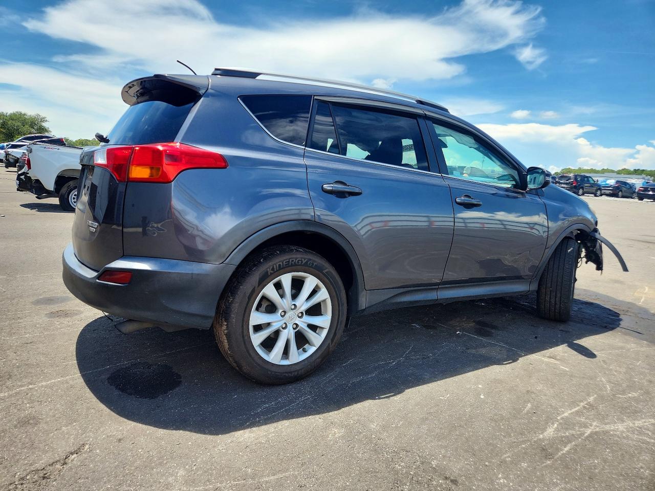 2014 Toyota Rav4 Limited Charcoal vin: 2T3DFREV0EW129965