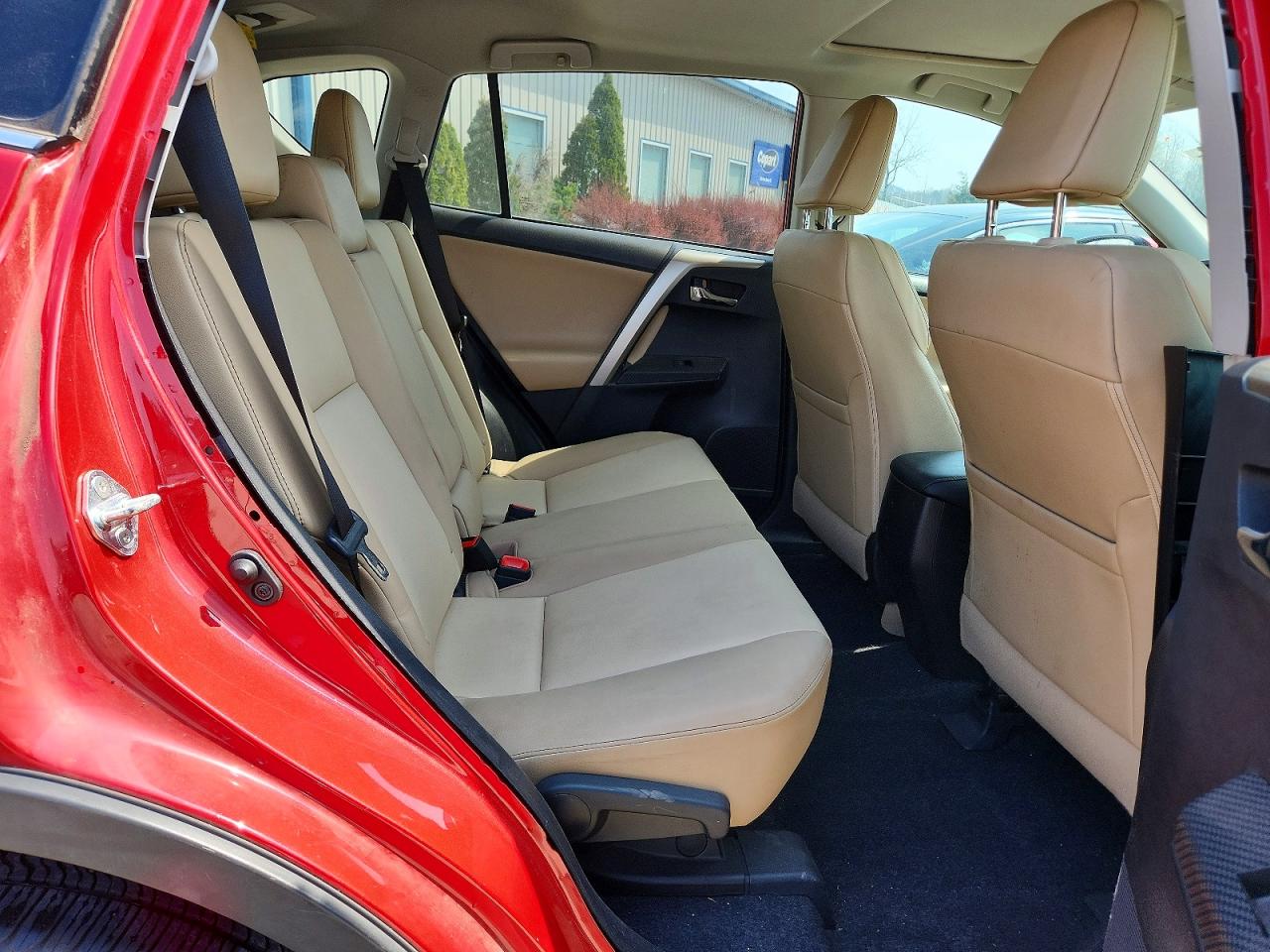 2014 Toyota Rav4 Limited Red vin: 2T3DFREV0EW155627
