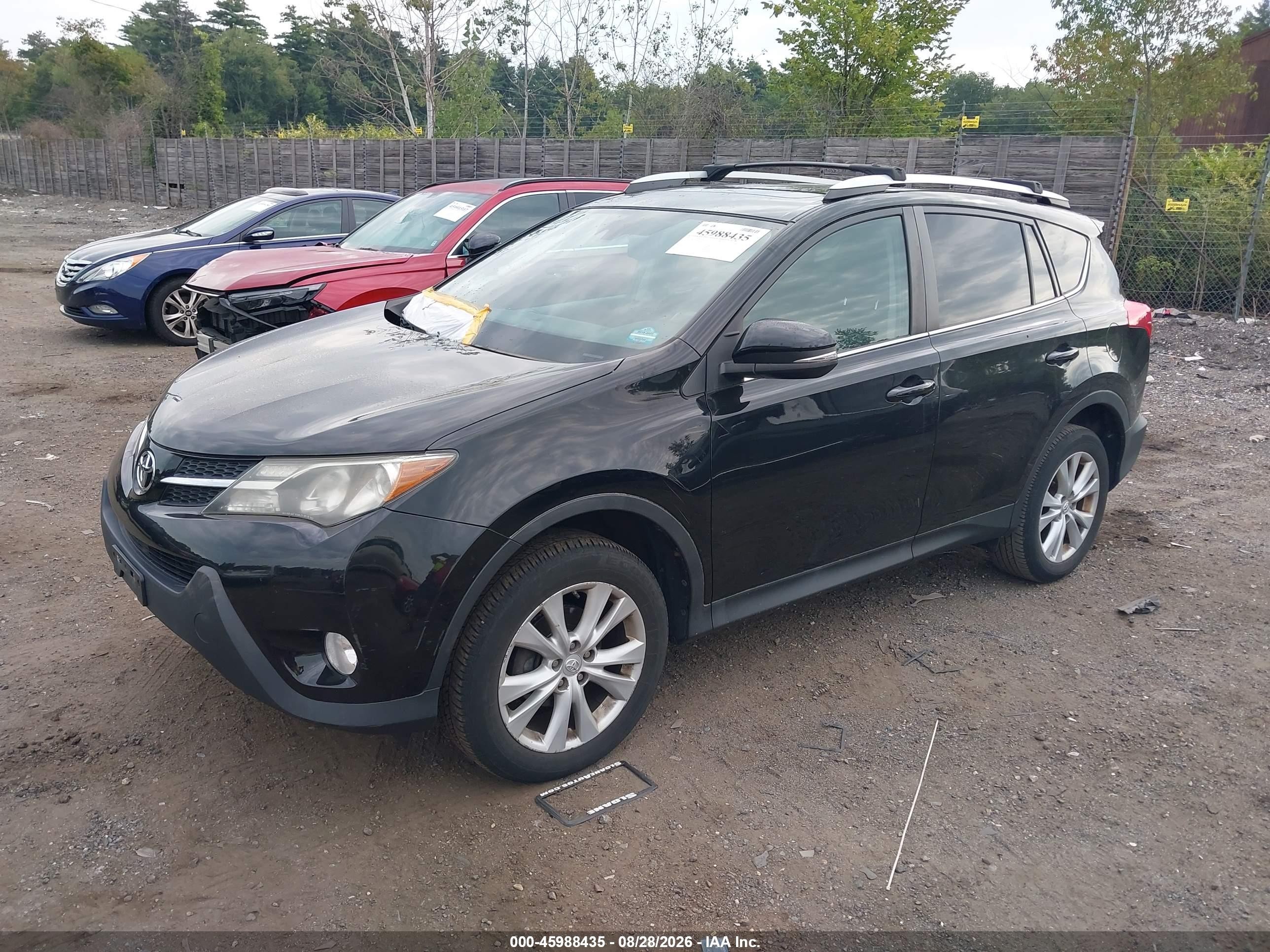 2014 Toyota Rav4 Limited Black vin: 2T3DFREV0EW156910