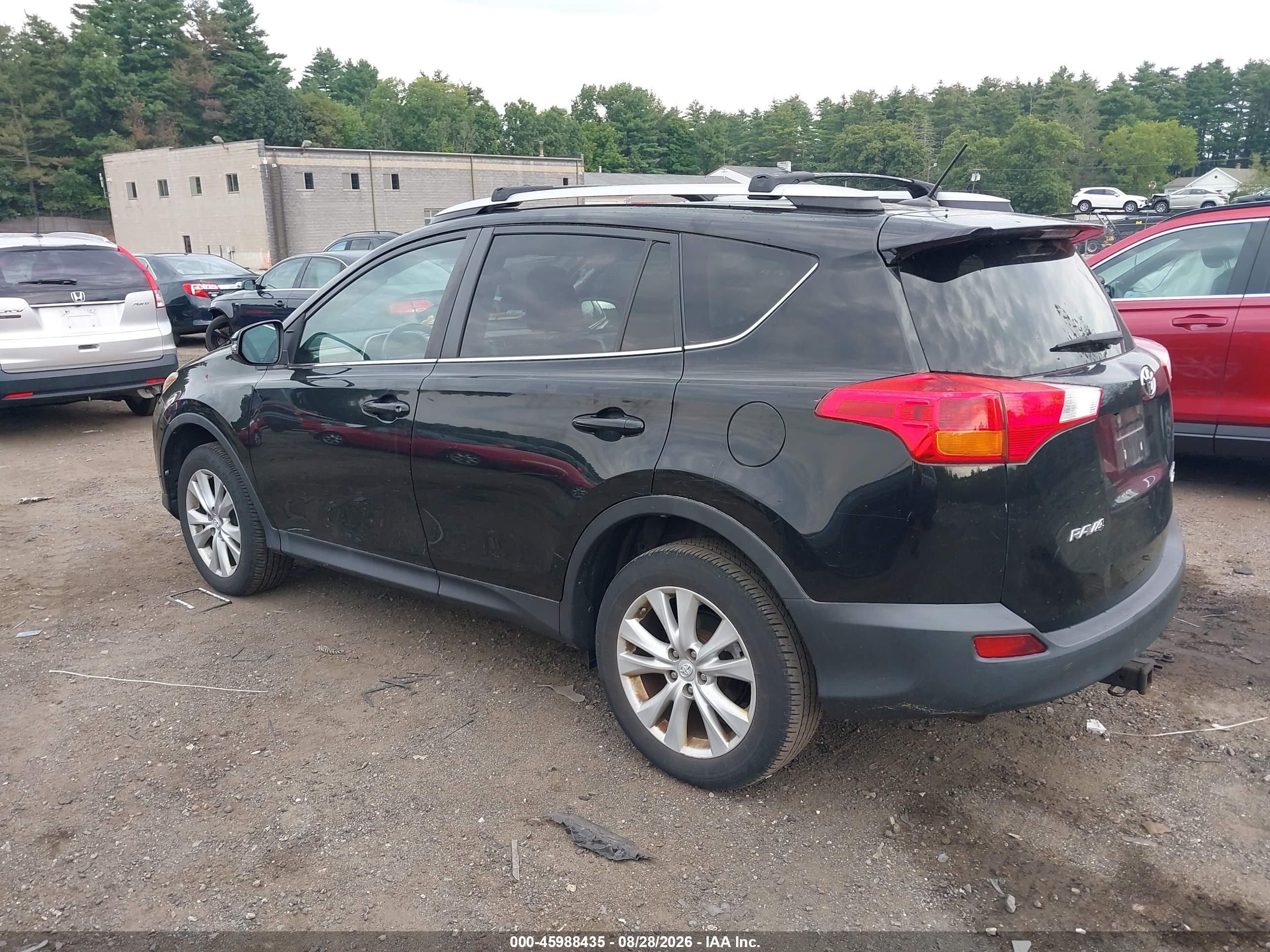 2014 Toyota Rav4 Limited Black vin: 2T3DFREV0EW156910
