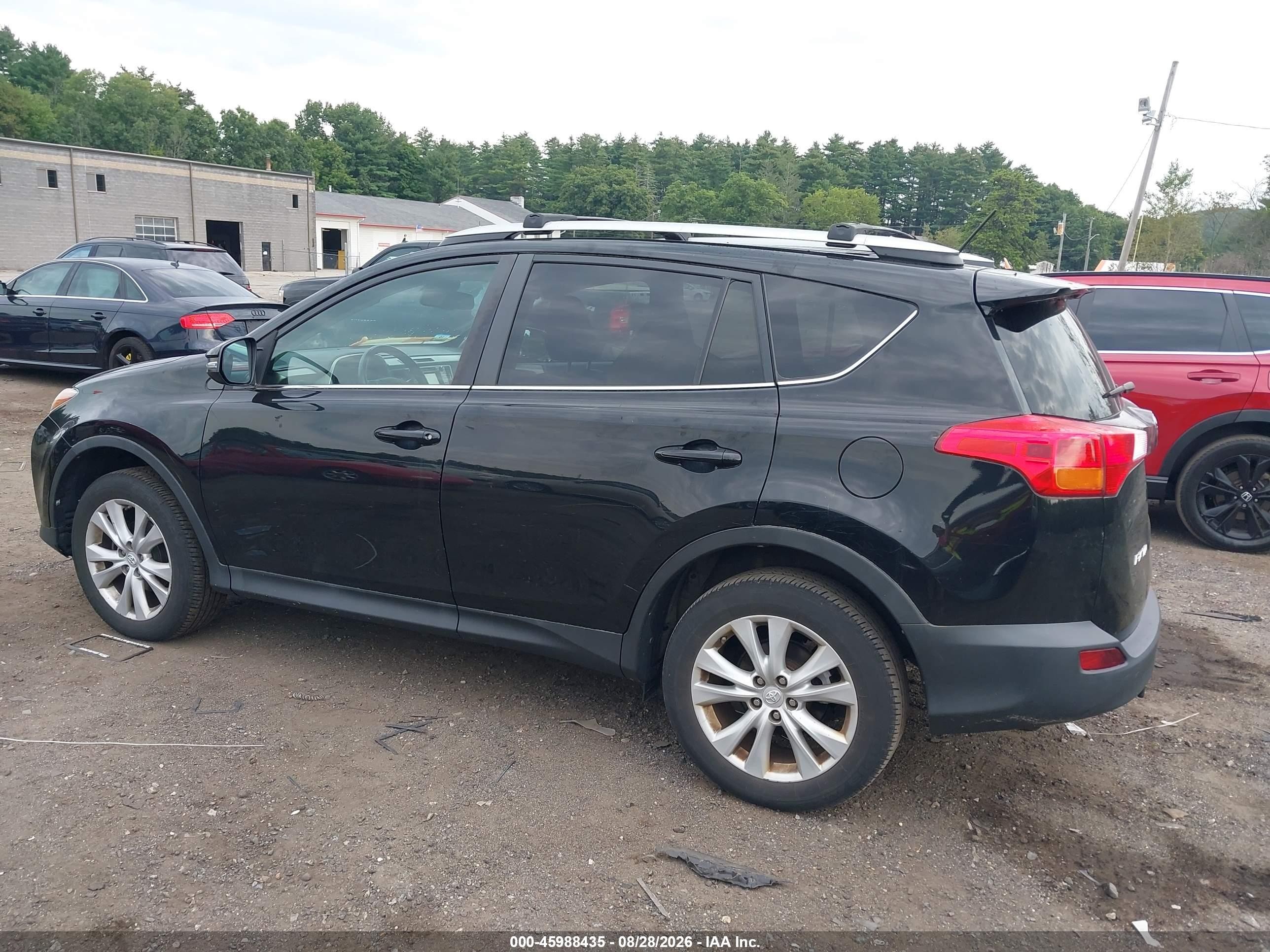 2014 Toyota Rav4 Limited Black vin: 2T3DFREV0EW156910