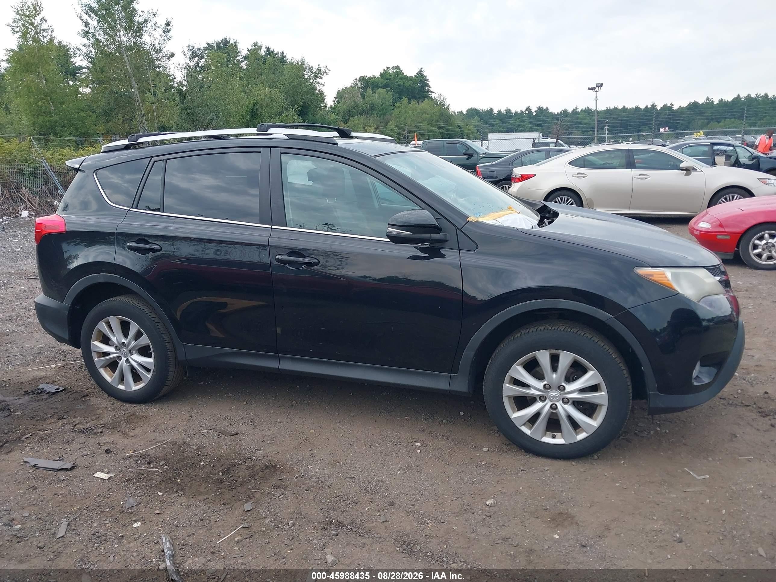 2014 Toyota Rav4 Limited Black vin: 2T3DFREV0EW156910