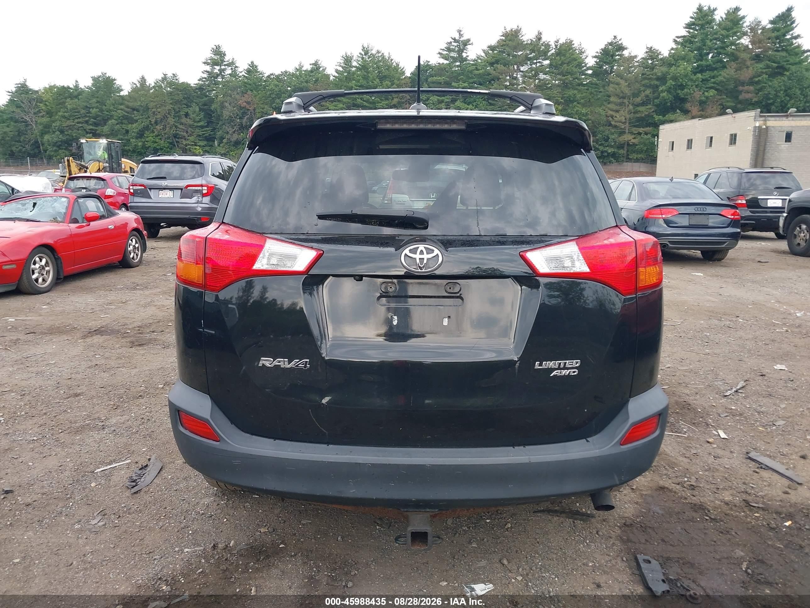 2014 Toyota Rav4 Limited Black vin: 2T3DFREV0EW156910