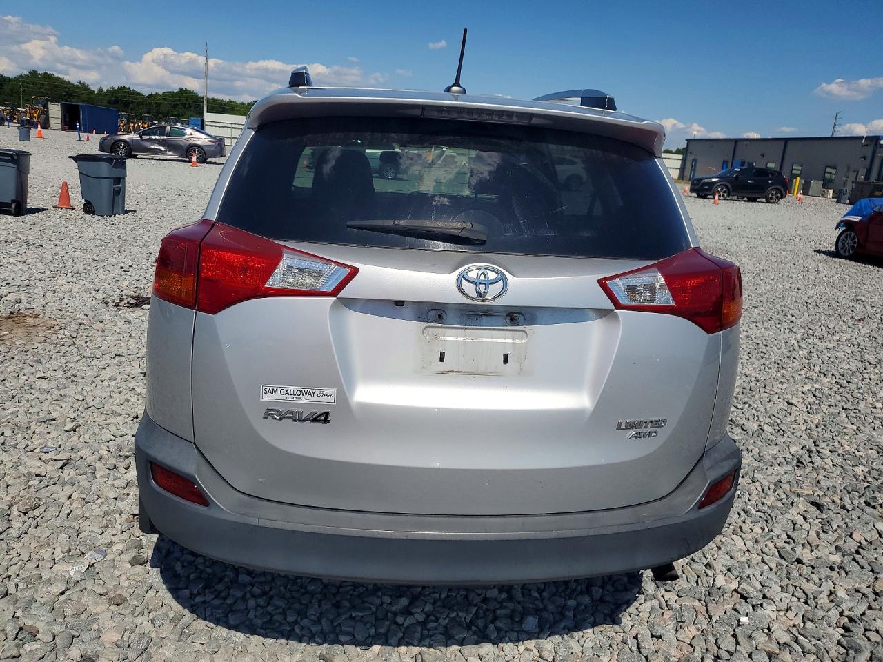 2014 Toyota Rav4 Limited Silver vin: 2T3DFREV0EW162335