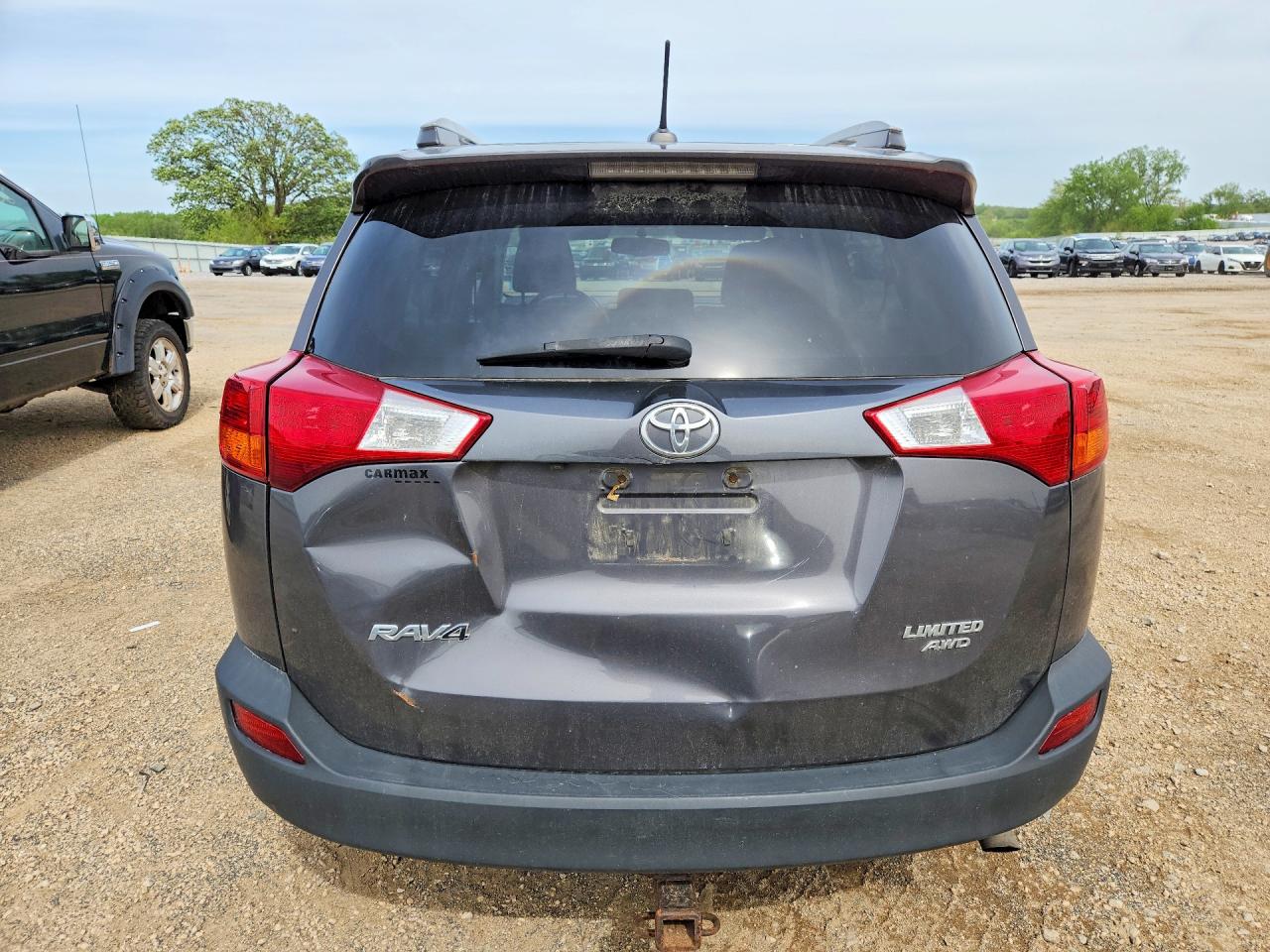2014 Toyota Rav4 Limited Charcoal vin: 2T3DFREV0EW164506
