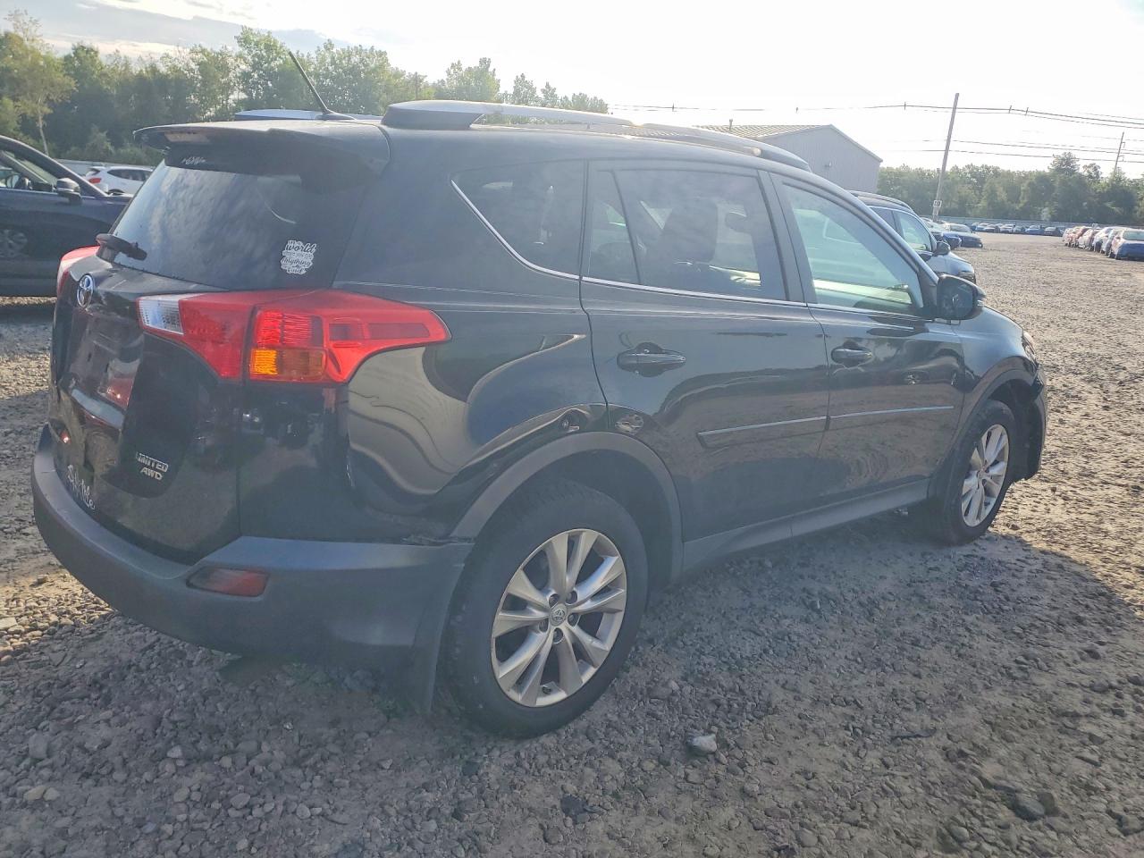 2014 Toyota Rav4 Limited Black vin: 2T3DFREV0EW167227