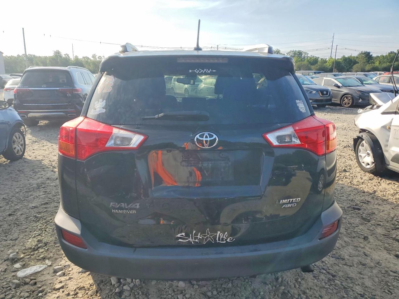 2014 Toyota Rav4 Limited Black vin: 2T3DFREV0EW167227