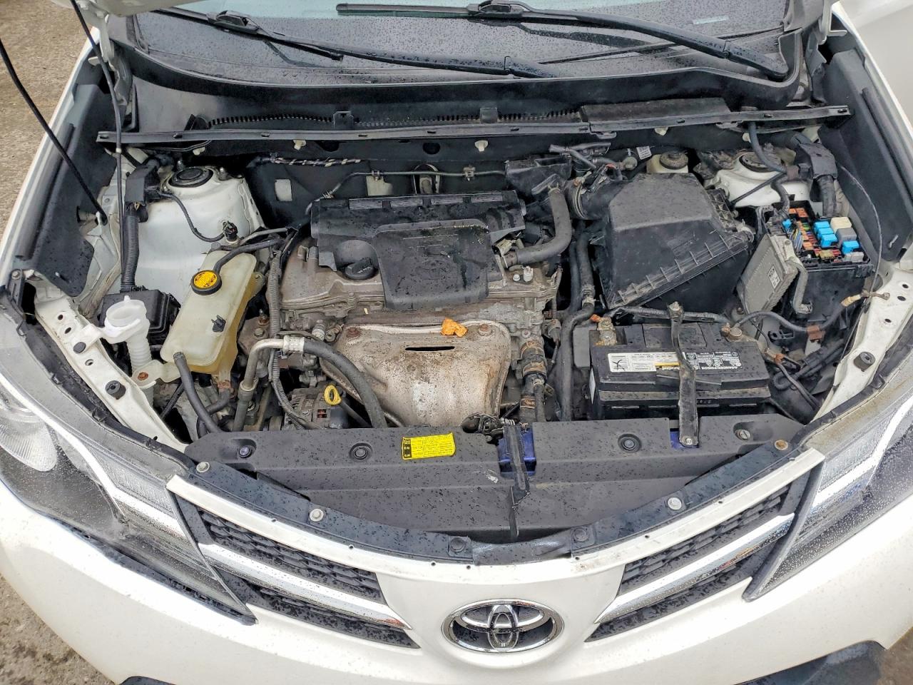 2014 Toyota Rav4 Limited White vin: 2T3DFREV0EW199093