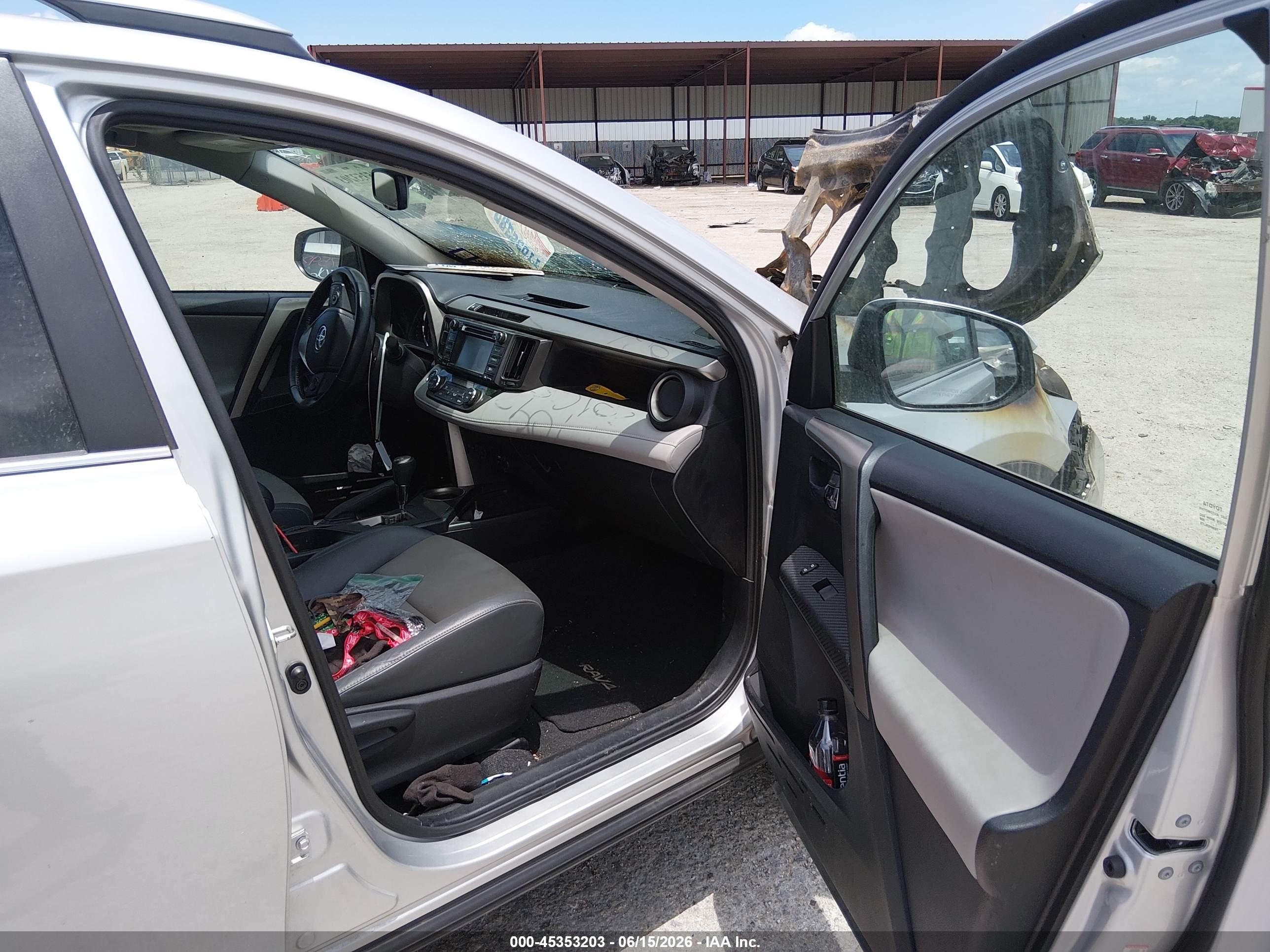2014 Toyota Rav4 Limited Silver vin: 2T3DFREV0EW201652